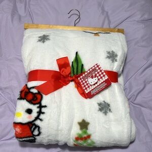 Hello Kitty Faux Rabbit Fur Throw